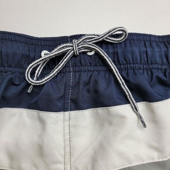 Speedo Swim Trunks Shorts Men's Size Medium Blue White Gray Mesh - Picture 6 of 8